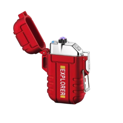 Elektrisches Sturmfeuerzeug wasserdicht IP56 mit USB-C