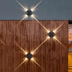 LED Wandleuchte Außen mit Sterneffekt – Wetterfest IP54