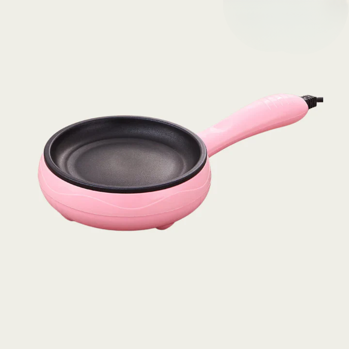 Electric Mini Pan with Non-Stick Coating and Automatic Shut-Off