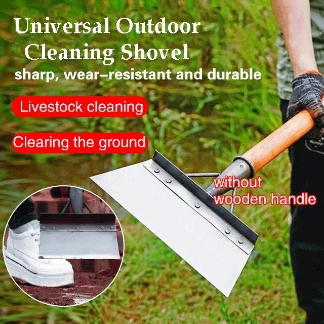 Stainless Steel Shovel Head for Cleaning and Weed Removal