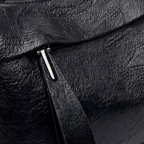 Soft Faux Leather Crossbody Bag – 3 Compartments
