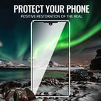 Magnetic phone case with double glass protection