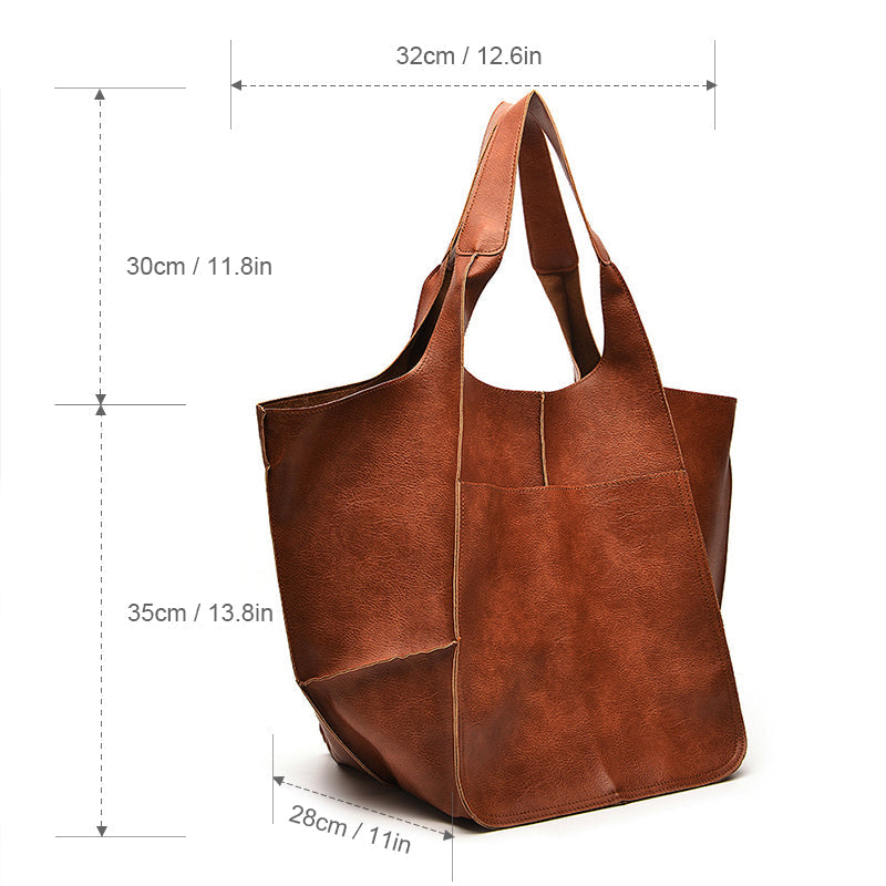 Weekender-Tasche Leder groß mit verstellbaren Tragegurten