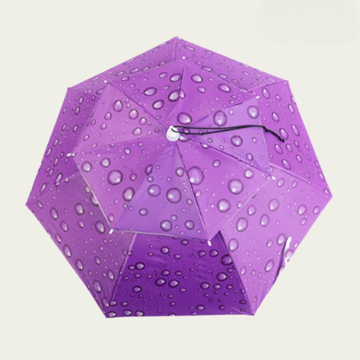 Hands-Free Umbrella Hat – Protection from Sun and Rain