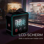 Digitale Hoekmeter met Magneet und Waterpasfunctie