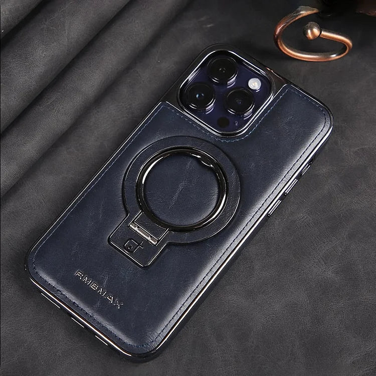 Leder iPhone-Hülle mit magnetischem Ständer – Premium-Schutz -   Mivoza Deutschland