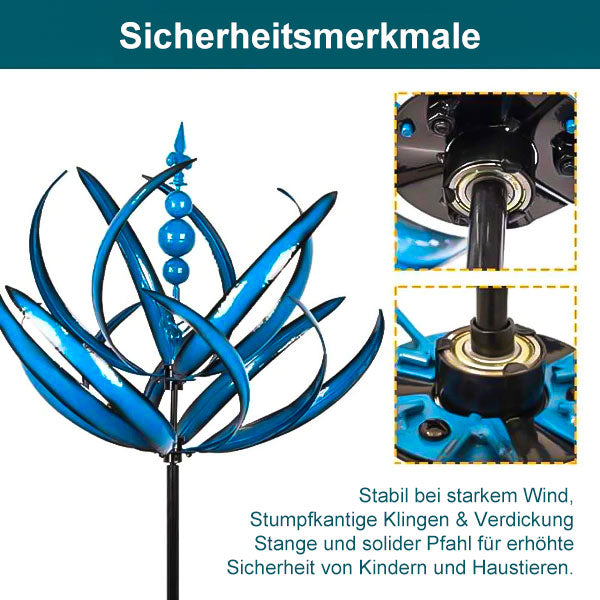 Gartenstecker Windspiel Metallcm – Rotierende Windfahne