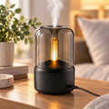 Aroma-Diffuser mit Kerzenlicht-Effekt und Luftbefeuchter