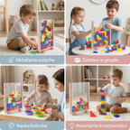 Wooden puzzle blocks for children from 2 years – Montessori educational toy