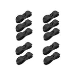 Self-adhesive cable organizer 10-piece set