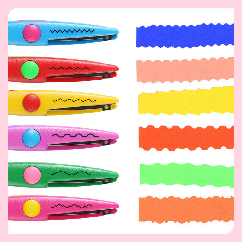 Pattern Scissors Set with 6 Scissors – Decorative Cuts for Kids