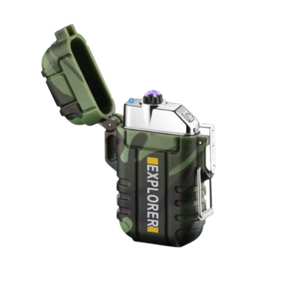 Elektrisches Sturmfeuerzeug wasserdicht IP56 mit USB-C