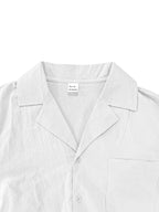 Leinen-Set für Herren mit Kurzarmhemd und Hose