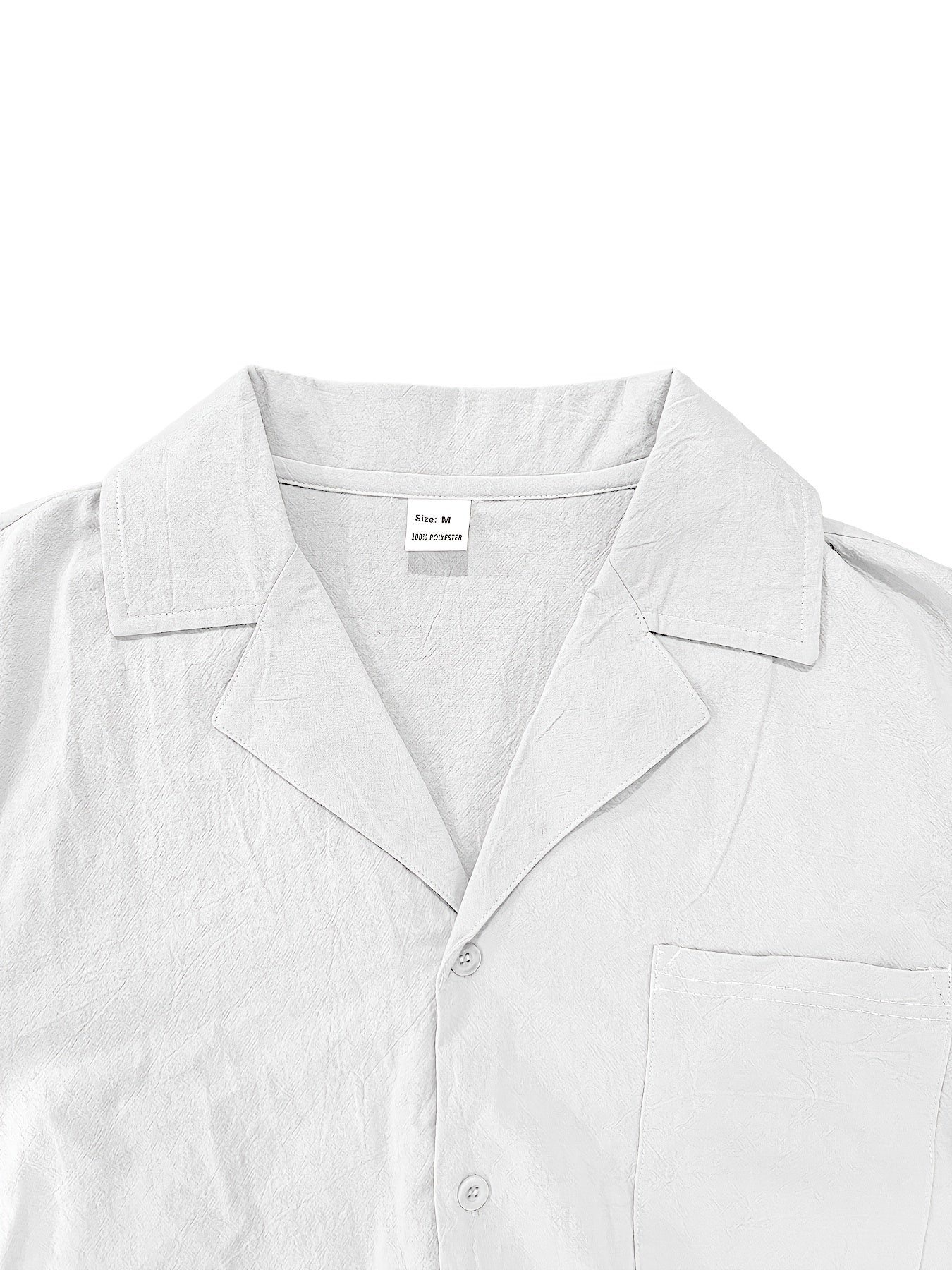 Leinen-Set für Herren mit Kurzarmhemd und Hose