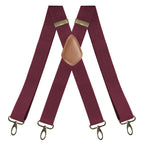Men's adjustable suspenders with Y-back