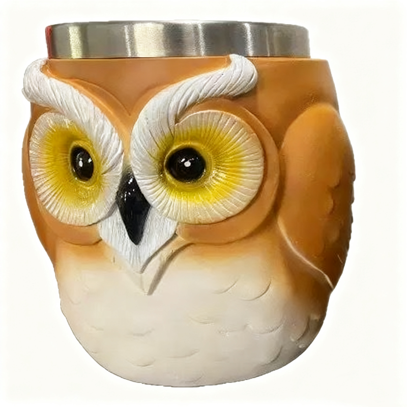 3D-Tasse mit Motorblock-Design – Kunstvolle Kaffeetasse