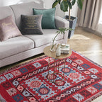 Überwurf Bohemian mit Quasten – Wendbares Design aus Baumwolle