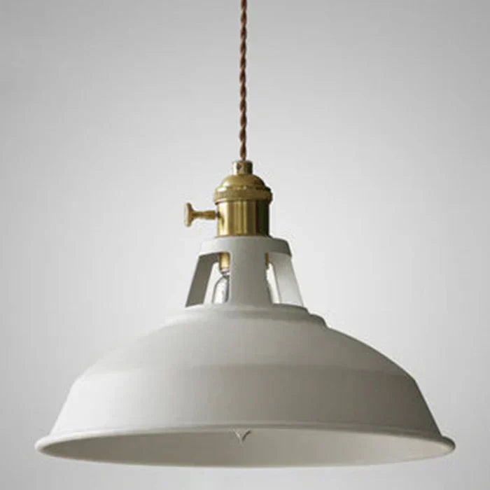 Industrielle Pendelleuchte Metall 27 cm