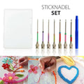 Sticknadel-Set mit 7 verschiedenen Nadelstärken