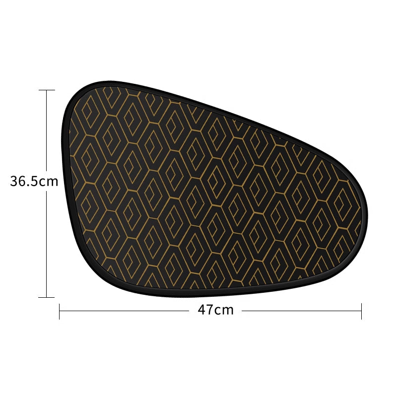 Car sunshade with UV protection – 4-piece set