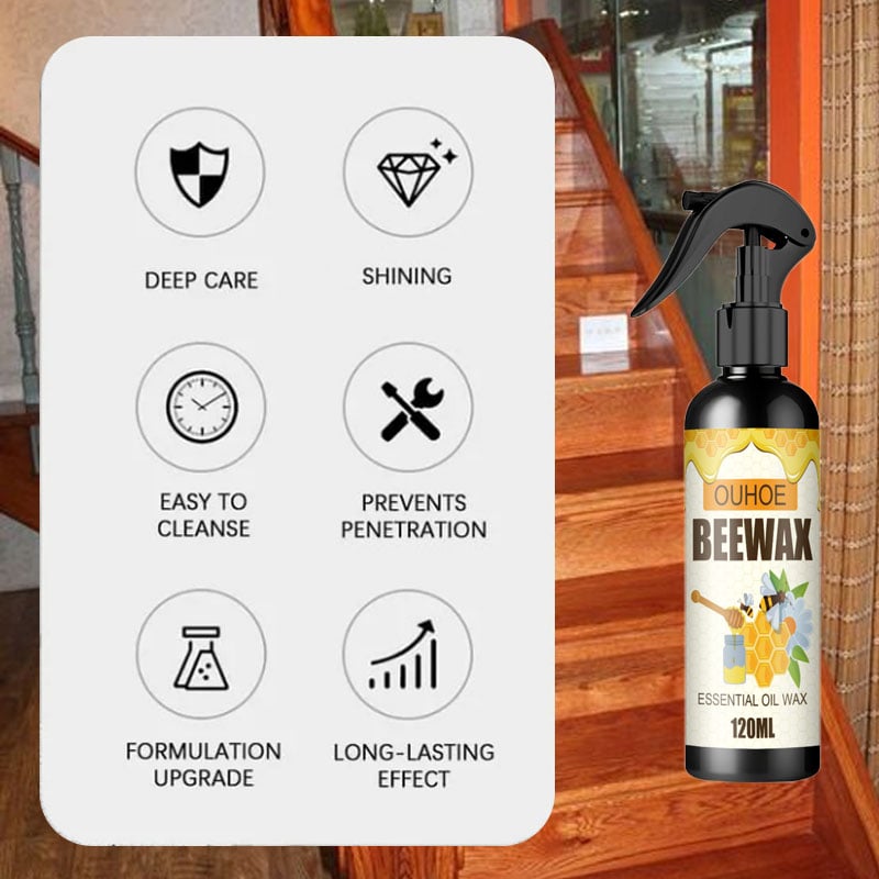 Beeswax Wood Care Spray – Natural Shine Without Harsh Chemicals