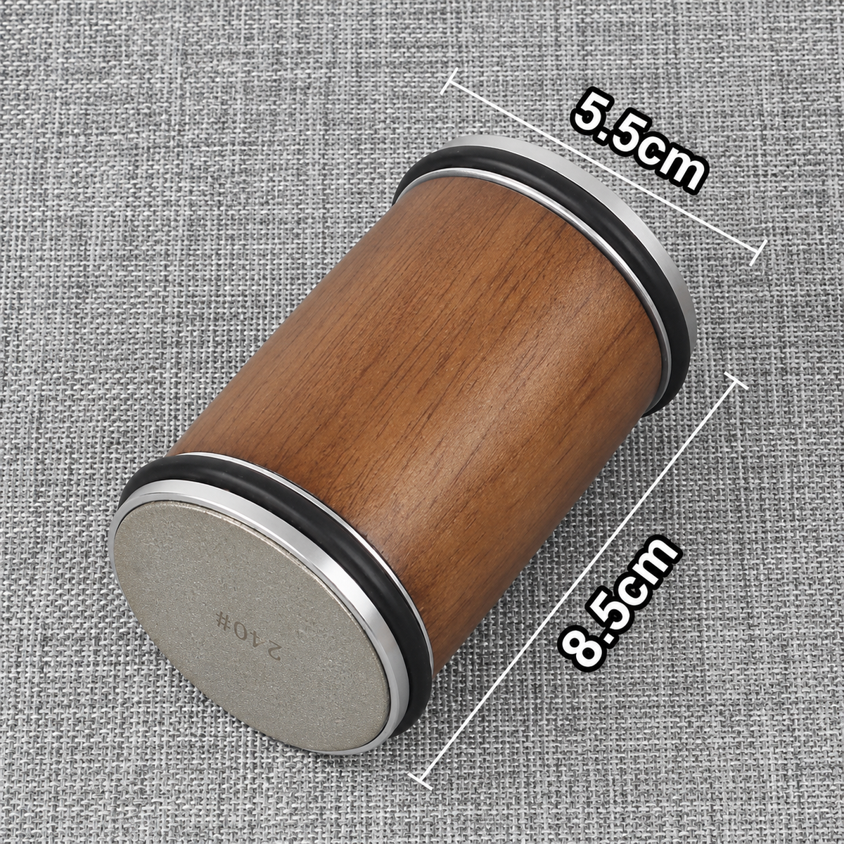 Messerschärfer Rollmechanik mit Magnethalter