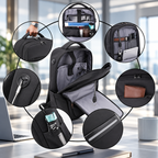 Reiserucksack erweiterbar mit Laptopfach