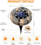 Solar Bodenleuchten LEDAutomatische Gartenbeleuchtung