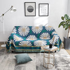 Überwurf Bohemian mit Quasten – Wendbares Design aus Baumwolle