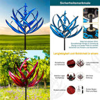 Garden Metal Wind Chime Blue – Rotating, Weather-Resistant