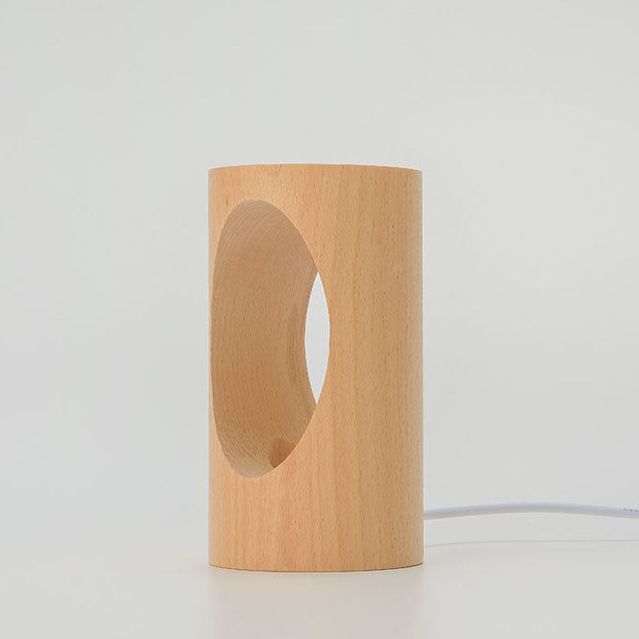 LED Tischlampe Holz -   Mivoza Deutschland
