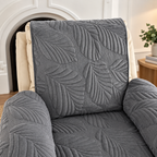Sesselschoner Relaxsessel Blattmuster Mikrofaser