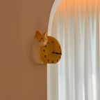 Katzenuhr 3D für Zimmerecke