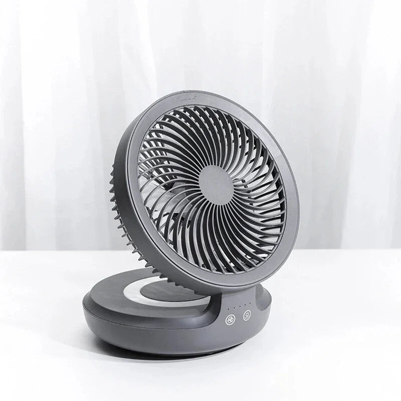 Klapp-Ventilator kabellos mit Nachtlicht
