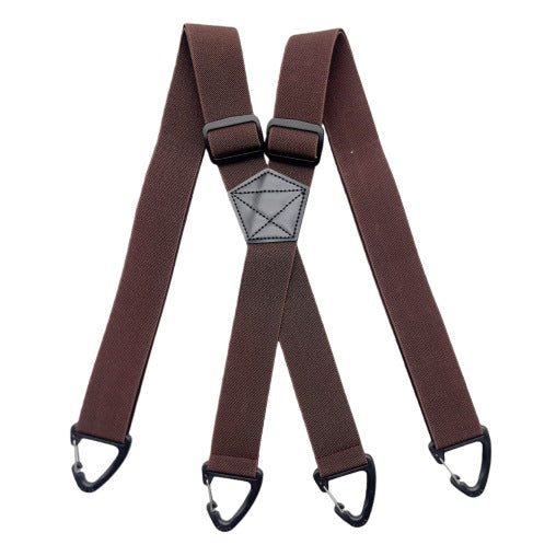 Men's adjustable suspenders with Y-back