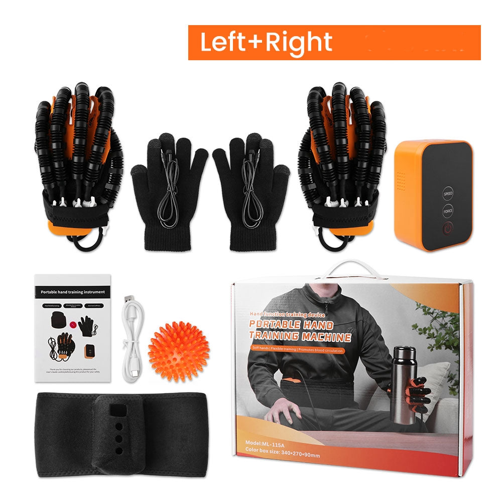 Handtrainer-Handschuh mit automatischer Fingerübung
