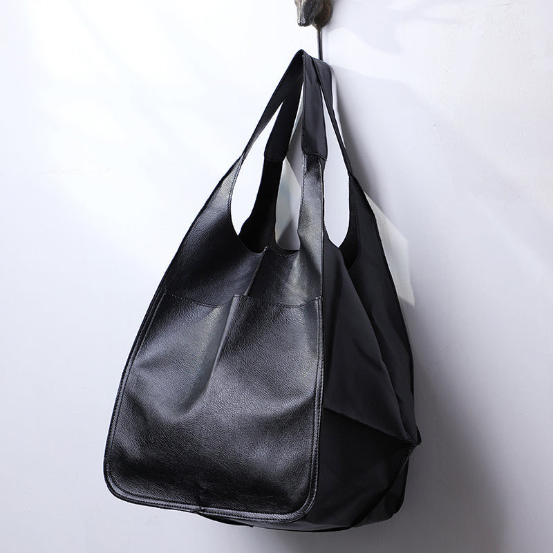 Weekender-Tasche Leder groß mit verstellbaren Tragegurten