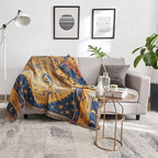 Überwurf Bohemian mit Quasten – Wendbares Design aus Baumwolle