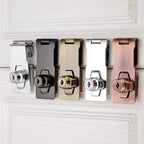Door lock with hinge bolt and 2 keys