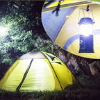 LED camping lamp solar USB power bank gold extendable 14-19 cm