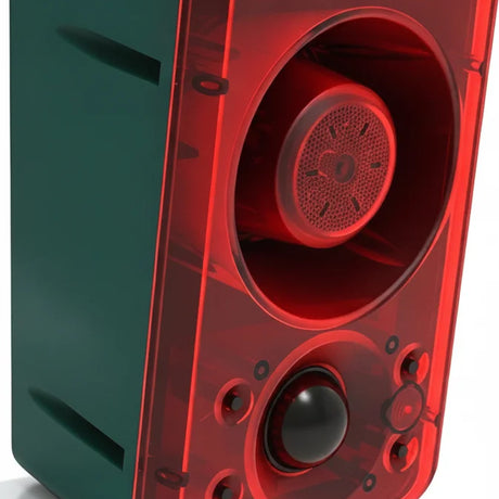 Solar-Alarmleuchte mit Bewegungsmelder und Sirene — technical_key_benefits.centre_ring_image