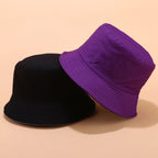 Reversible Bucket Hat made of Polyester-Cotton Blend