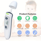 Infrarot-Thermometer 2-in-1 für Ohr und Stirn
