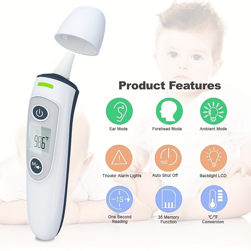 Infrarot-Thermometer 2-in-1 für Ohr und Stirn