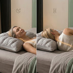 Nackenkissen ergonomisch mit 3D-Zopfmuster