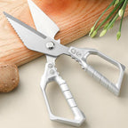 Kitchen scissors stainless steel with ergonomic handles