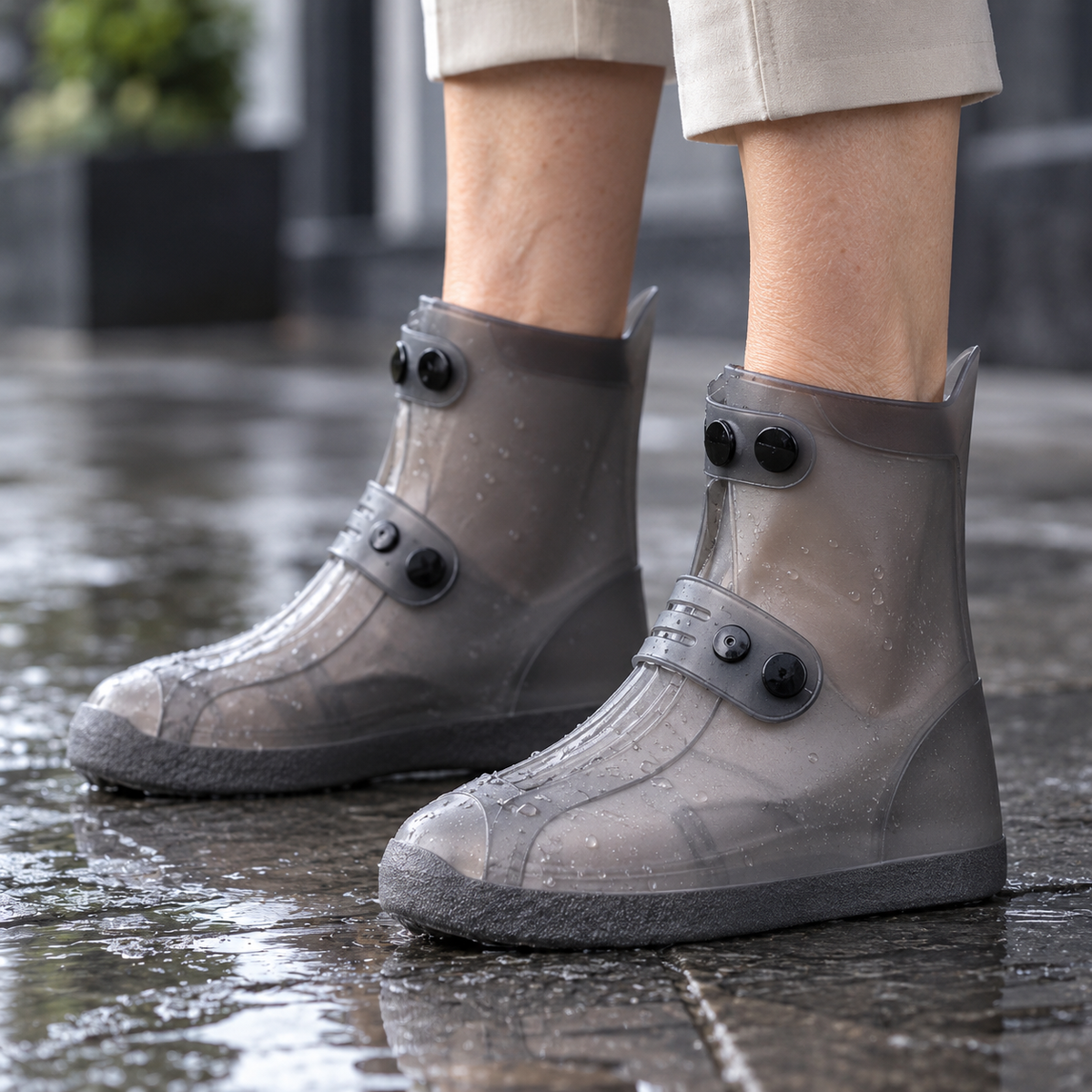 Silikon-Regenüberschuhe wiederverwendbar