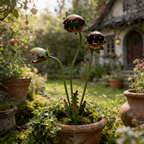 Metall-Gartenstecker Karnivore Pflanze – Dekoratives Akzent