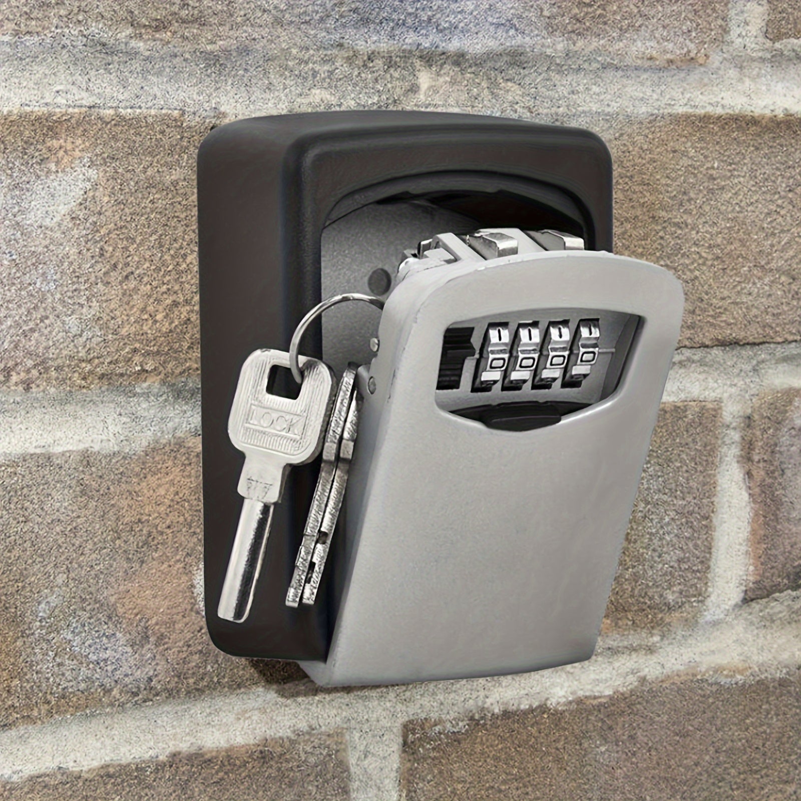 Schlüsselsafe mit Zahlencode für Außenbereich
