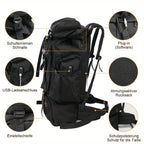 Hiking Backpack 80 Liters – Water-Repellent and Durable